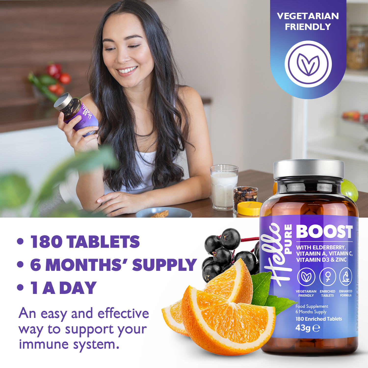 Boost | Immune System Complex | 180 Capsules