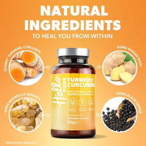 Turmeric Curcumin | 5000mg Extract | 180 Vegan Capsules